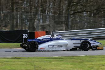 World © Octane Photographic Ltd. DUO BRDC Formula 4 Qualifying, Oulton Park, UK, Saturday 4th April 2015. MSV F4-013. HHC Motorsport. Harri Newey. Digital Ref : 1213LB1D2895