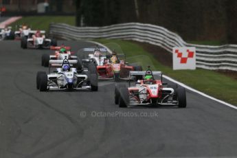 World © Octane Photographic Ltd. DUO BRDC Formula 4 Race 1, Oulton Park, UK, Saturday 4th April 2015. MSV F4-013. Hillspeed. Sebastian Lanzetti. Digital Ref : 1214LB1D3154