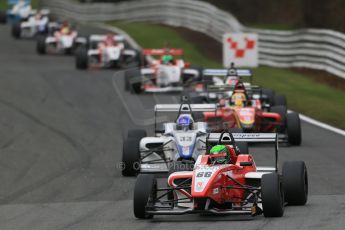 World © Octane Photographic Ltd. DUO BRDC Formula 4 Race 1, Oulton Park, UK, Saturday 4th April 2015. MSV F4-013. Hillspeed. Sebastian Lanzetti. Digital Ref : 1214LB1D3159
