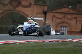 World © Octane Photographic Ltd. DUO BRDC Formula 4 Race 1, Oulton Park, UK, Saturday 4th April 2015. MSV F4-013. HHC Motorsport. Sisa Ngebulana. Digital Ref : 1214LB1D3391