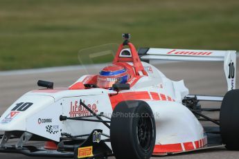 World © Octane Photographic Ltd. DUO BRDC Formula 4 Testing, Rockingham, UK, Tuesday 14th April 2015. MSV F4-013. Lanan Racing, Chris Mealin. Digital Ref : 1228LB1D0058