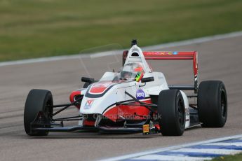 World © Octane Photographic Ltd. DUO BRDC Formula 4 Testing, Rockingham, UK, Tuesday 14th April 2015. MSV F4-013. Douglas Motorsport, Fernando Urrutia. Digital Ref : 1228LB1D0063