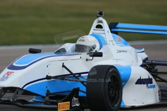 World © Octane Photographic Ltd. DUO BRDC Formula 4 Testing, Rockingham, UK, Tuesday 14th April 2015. MSV F4-013. Douglas Motorsport, Akhil Rabindra. Digital Ref : 1228LB1D0080