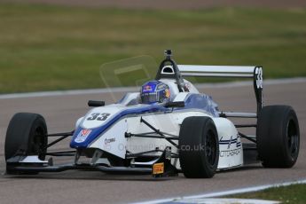 World © Octane Photographic Ltd. DUO BRDC Formula 4 Testing, Rockingham, UK, Tuesday 14th April 2015. MSV F4-013. HHC Motorsport, Harri Newey. Digital Ref : 1228LB1D0091