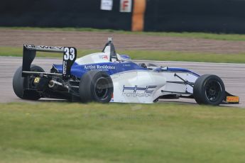 World © Octane Photographic Ltd. DUO BRDC Formula 4 Testing, Rockingham, UK, Tuesday 14th April 2015. MSV F4-013. HHC Motorsport, Harri Newey. Digital Ref : 1228LB1D0185