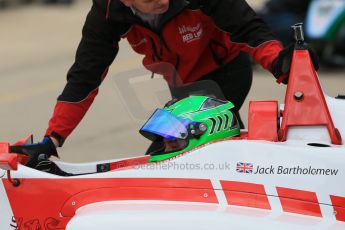 World © Octane Photographic Ltd. DUO BRDC Formula 4 Testing, Rockingham, UK, Tuesday 14th April 2015. MSV F4-013. Lanan Racing, Jack Bartholomew. Digital Ref : 1228LB1D0308