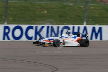 World © Octane Photographic Ltd. DUO BRDC Formula 4 Testing, Rockingham, UK, Tuesday 14th April 2015. MSV F4-013. Mark Godwin Racing (MGR), Michael O’Brien. Digital Ref : 1228LB1D0363