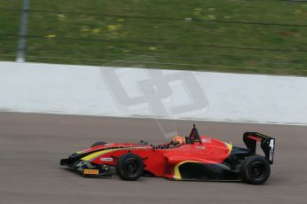 World © Octane Photographic Ltd. DUO BRDC Formula 4 Testing, Rockingham, UK, Tuesday 14th April 2015. MSV F4-013. CDR – Chris Dittmann Racing, Omar Ismail. Digital Ref : 1228LB1D0375