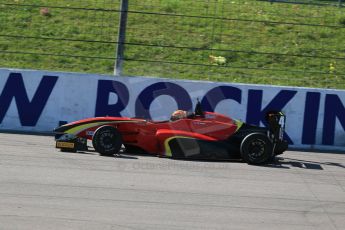 World © Octane Photographic Ltd. DUO BRDC Formula 4 Testing, Rockingham, UK, Tuesday 14th April 2015. MSV F4-013. CDR – Chris Dittmann Racing, Omar Ismail. Digital Ref : 1228LB1D0606