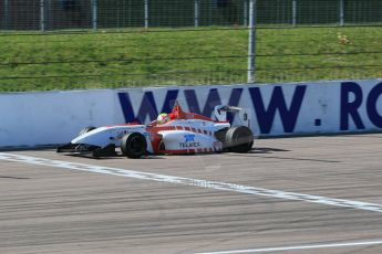 World © Octane Photographic Ltd. DUO BRDC Formula 4 Testing, Rockingham, UK, Tuesday 14th April 2015. MSV F4-013. Lanan Racing, Rodrigo Fonseca. Digital Ref : 1228LB1D0630