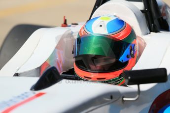 World © Octane Photographic Ltd. DUO BRDC Formula 4 Testing, Rockingham, UK, Tuesday 14th April 2015. MSV F4-013. Mark Godwin Racing (MGR), Hernan Fallas. Digital Ref : 1228LB1D0667
