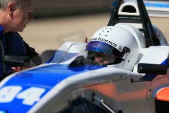 World © Octane Photographic Ltd. DUO BRDC Formula 4 Testing, Rockingham, UK, Tuesday 14th April 2015. MSV F4-013. Mark Godwin Racing (MGR), Michael O’Brien. Digital Ref : 1228LB1D0690