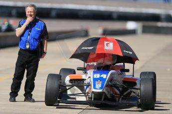 World © Octane Photographic Ltd. DUO BRDC Formula 4 Testing, Rockingham, UK, Tuesday 14th April 2015. MSV F4-013. Mark Godwin Racing (MGR), Michael O’Brien. Digital Ref : 1228LB1D0702