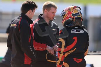 World © Octane Photographic Ltd. DUO BRDC Formula 4 Testing, Rockingham, UK, Tuesday 14th April 2015. MSV F4-013. CDR – Chris Dittmann Racing, Omar Ismail. Digital Ref : 1228LB1D0731