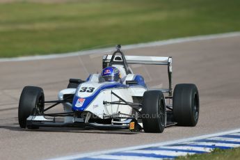 World © Octane Photographic Ltd. DUO BRDC Formula 4 Testing, Rockingham, UK, Tuesday 14th April 2015. MSV F4-013. HHC Motorsport, Harri Newey. Digital Ref : 1228LB1D9821