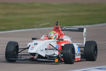 World © Octane Photographic Ltd. DUO BRDC Formula 4 Testing, Rockingham, UK, Tuesday 14th April 2015. MSV F4-013. Lanan Racing, Rodrigo Fonseca. Digital Ref : 1228LB1D9860