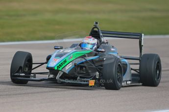 World © Octane Photographic Ltd. DUO BRDC Formula 4 Testing, Rockingham, UK, Tuesday 14th April 2015. MSV F4-013. SWR – Sean Walkinshaw Racing, Zubair Hoque. Digital Ref : 1228LB1D9904