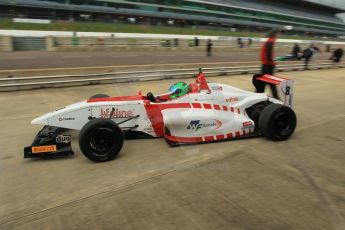 World © Octane Photographic Ltd. DUO BRDC Formula 4 Testing, Rockingham, UK, Tuesday 14th April 2015. MSV F4-013. Lanan Racing, Jack Bartholomew. Digital Ref : 1228LW1L2116