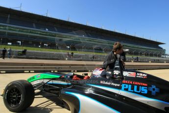 World © Octane Photographic Ltd. DUO BRDC Formula 4 Testing, Rockingham, UK, Tuesday 14th April 2015. MSV F4-013. SWR – Sean Walkinshaw Racing, Zubair Hoque. Digital Ref : 1228LW1L2169