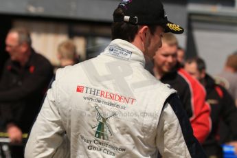 World © Octane Photographic Ltd. Saturday 25th April 2015, MSVR F3 Cup Race 1 parc ferme. Donington Park. Chris Dittmann Racing (CDR) – Kieran Vernon – Dallara F307 Mercedes HWA. Digital Ref: 1235CB7B1882