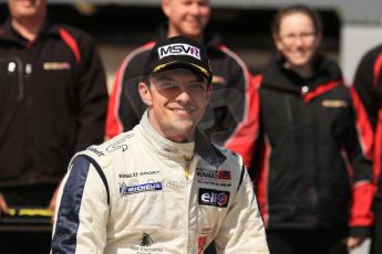 World © Octane Photographic Ltd. Saturday 25th April 2015, MSVR F3 Cup Race 1 parc ferme. Donington Park. Chris Dittmann Racing (CDR) – Kieran Vernon – Dallara F307 Mercedes HWA. Digital Ref: 1235CB7B1896