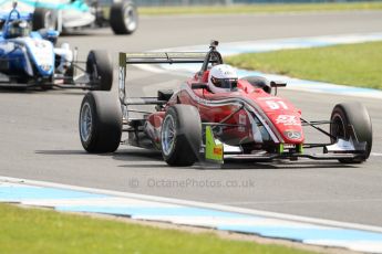 World © Octane Photographic Ltd. Saturday 25th April 2015, MSVR F3 Cup Race 1 Formation lap. Donington Park. Chris Dittmann Racing (CDR) – Kieran Vernon – Dallara F307 Mercedes HWA. Digital Ref: 1235CB7L7198