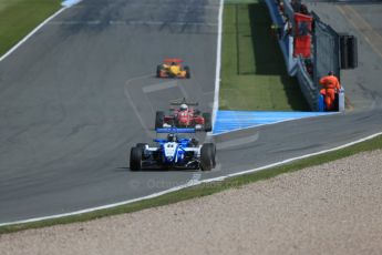 World © Octane Photographic Ltd. Saturday 25th April 2015, MSVR F3 Cup Race 1. Donington Park. Chris Dittmann Racing (CDR) – Kieran Vernon and Stuart Wiltshire – Dallara F3 Mercedes HWA. Digital Ref: 1235LB1D4218