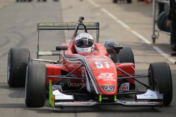 World © Octane Photographic Ltd. Saturday 25th April 2015, MSVR F3 Cup Race 1. Donington Park. Chris Dittmann Racing (CDR) – Kieran Vernon – Dallara F307 Mercedes HWA. Digital Ref: 1235LW1L4638