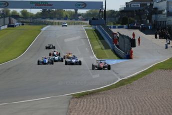 World Β© Octane Photographic Ltd. Sunday 26th April 2015, MSVR F3 Cup Race 2. Donington Park. Chris Dittmann Racing (CDR) β Kieran Vernon β Dallara F307 Mercedes HWA. Digital Ref: 1236LB1D4376