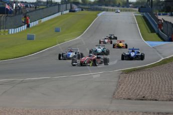 World Β© Octane Photographic Ltd. Sunday 26th April 2015, MSVR F3 Cup Race 2. Donington Park. Chris Dittmann Racing (CDR) β Kieran Vernon β Dallara F307 Mercedes HWA. Digital Ref: 1236LB1D4387