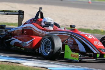 World © Octane Photographic Ltd. Sunday 26th April 2015, MSVR F3 Cup Race 3. Donington Park. Chris Dittmann Racing (CDR) – Kieran Vernon – Dallara F307 Mercedes HWA. Digital Ref: 1237LB1D4785