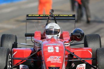 World © Octane Photographic Ltd. Sunday 26th April 2015, MSVR F3 Cup Race 3. Donington Park. Chris Dittmann Racing (CDR) – Kieran Vernon – Dallara F307 Mercedes HWA. Digital Ref: 1237LB1D4808