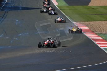 World © Octane Photographic Ltd. FIA European F3 Championship, Silverstone Race 1, UK, Saturday 11th April 2015. Prema Powerteam – Felix Rosenqvist, Dallara F312 – Mercedes-Benz and Jagonya Ayam with Carlin – Antonia Giovinazzi, Dallara F312 – Volkswagen. Digital Ref : 1222LB1D7725