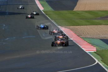 World © Octane Photographic Ltd. FIA European F3 Championship, Silverstone Race 1, UK, Saturday 11th April 2015. kfzteile24 Mucke Motorsport – Michele Beretta and Kang Ling, Dallara F312 – Mercedes-Benz. Digital Ref : 1222LB1D7790