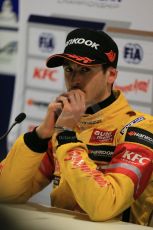 World © Octane Photographic Ltd. FIA European F3 Championship, Silverstone Race 1 Conference, UK, Saturday 11th April 2015. Jagonya Ayam with Carlin – Antonia Giovinazzi, Dallara F312 – Volkswagen. Digital Ref : 1222LB1D7931