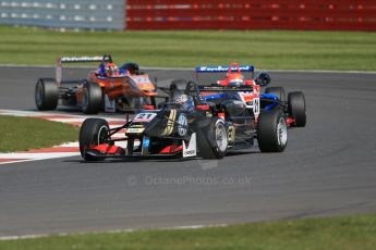 World © Octane Photographic Ltd. FIA European F3 Championship, Silverstone Race 2, UK, Saturday 11th April 2015. Signature – Alexander Albon, Dallara F312 – Volkswagen, Fortec Motorsports – Pietro Fittipaldi, Dallara F312 – Mercedes-Benz and kfzteile24 Mucke Motorsport – Mikkel Jensen, Dallara F312 – Mercedes-Benz. Digital Ref : 1223LB1D8132
