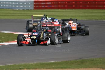 World © Octane Photographic Ltd. FIA European F3 Championship, Silverstone Race 2, UK, Saturday 11th April 2015.  Signature – Dorian Boccolacci, Dallara F312 – Volkswagen and Motopark – Marcus Pommer, Dallara F312 – Volkswagen. Digital Ref : 1223LB1D8151