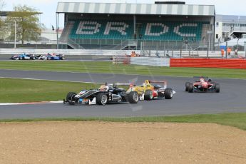 World © Octane Photographic Ltd. FIA European F3 Championship, Silverstone Race 2, UK, Saturday 11th April 2015. Van Amersfoort Racing – Charles Leclerc, Dallara F312 – Volkswagen and Jagonya Ayam with Carlin – Antonia Giovinazzi, Dallara F312 – Volkswagen. Digital Ref : 1223LW1L0352