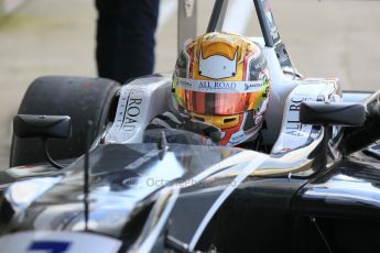 World © Octane Photographic Ltd. FIA European F3 Championship, Silverstone Race 2 parc ferme, UK, Saturday 11th April 2015. Van Amersfoort Racing – Charles Leclerc, Dallara F312 – Volkswagen. Digital Ref : 1223LW1L0530
