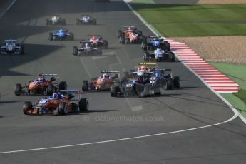 World © Octane Photographic Ltd. FIA European F3 Championship, Silverstone Race 3, UK, Sunday 12th April 2015. kfzteile24 Mucke Motorsport – Santino Ferrucci, Dallara F312 – Mercedes-Benz. Digital Ref : 1224LB1D8322