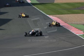 World © Octane Photographic Ltd. FIA European F3 Championship, Silverstone Race 3, UK, Sunday 12th April 2015. Van Amersfoort Racing – Charles Leclerc, Dallara F312 – Volkswagen and Jagonya Ayam with Carlin – Antonia Giovinazzi, Dallara F312 – Volkswagen. Digital Ref : 1224LB1D8333