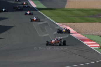 World © Octane Photographic Ltd. FIA European F3 Championship, Silverstone Race 3, UK, Sunday 12th April 2015. kfzteile24 Mucke Motorsport – Mikkel Jensen, Dallara F312 – Mercedes-Benz and Carlin – Calum Ilott, Dallara F312 – Volkswagen. Digital Ref : 1224LB1D8351