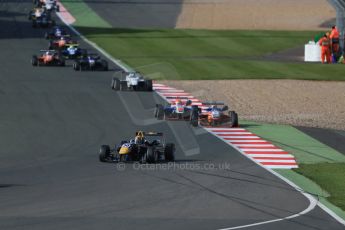 World © Octane Photographic Ltd. FIA European F3 Championship, Silverstone Race 3, UK, Sunday 12th April 2015. Carlin – Calum Ilott, Dallara F312 – Volkswagen. Digital Ref : 1224LB1D8434