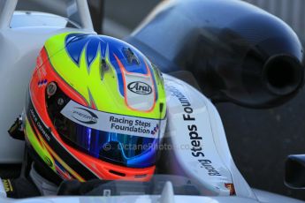 World © Octane Photographic Ltd. FIA European F3 Championship, Silverstone Race 3 parc ferme, UK, Sunday 12th April 2015. Prema Powerteam – Jake Dennis, Dallara F312 – Mercedes-Benz. Digital Ref : 1224LW1L0843