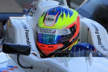 World © Octane Photographic Ltd. FIA European F3 Championship, Silverstone Race 3 parc ferme, UK, Sunday 12th April 2015. Prema Powerteam – Jake Dennis, Dallara F312 – Mercedes-Benz. Digital Ref : 1224LW1L0849