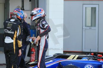 World © Octane Photographic Ltd. FIA European F3 Championship, Silverstone Race 3 parc ferme, UK, Sunday 12th April 2015. Van Amersfoort Racing – Charles Leclerc, Dallara F312 – Volkswagen. Digital Ref : 1224LW1L0880