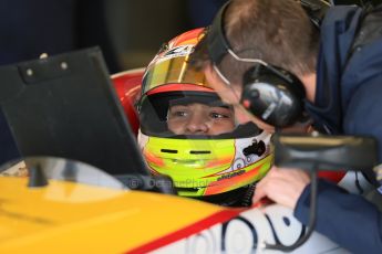 World © Octane Photographic Ltd. FIA European F3 Championship, Silverstone test day, UK, Tuesday 7th April 2015. Van Amersfoort Racing – Arjun Maini, Dallara F312 – Volkswagen. Digital Ref : 1216LB1D3768