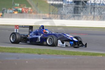 World © Octane Photographic Ltd. FIA European F3 Championship, Silverstone test day, UK, Tuesday 7th April 2015. Carlin – Tatiana Calderon, Dallara F312 – Volkswagen. Digital Ref : 1216LB1D3838