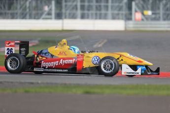 World © Octane Photographic Ltd. FIA European F3 Championship, Silverstone test day, UK, Tuesday 7th April 2015. Jagonya Ayam with Carlin – Ryan Tveter, Dallara F312 – Volkswagen. Digital Ref : 1216LB1D3904