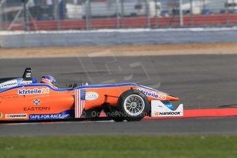 World © Octane Photographic Ltd. FIA European F3 Championship, Silverstone test day, UK, Tuesday 7th April 2015. kfzteile24 Mucke Motorsport – Santino Ferrucci, Dallara F312 – Mercedes-Benz. Digital Ref : 1216LB1D3925